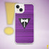 Lesbian Labrys Pride Flag Brush Strokes Clear Case for iPhone®